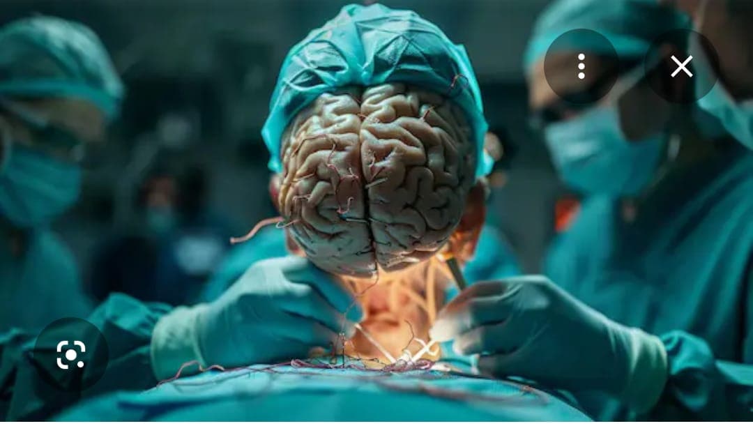 High Precision Brain Surgery Procedure Close-up Jamui